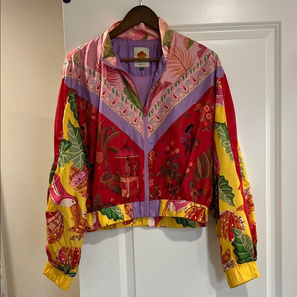 FARM Rio Multicolor Bomber Jacket - Picture 1 of 5